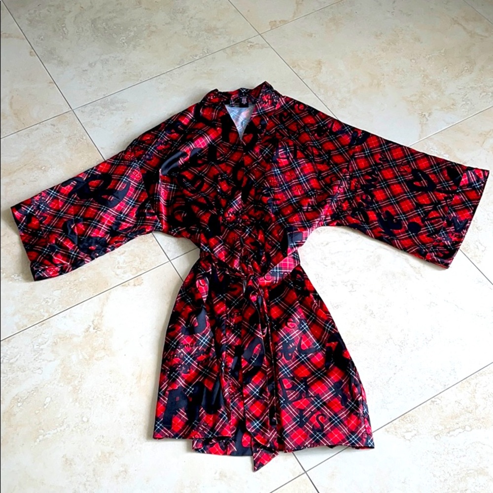 Victoria Secret Checkered Print Robe